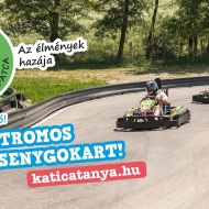 Elektromos verseny gokartpálya a Katica Tanya Élményközpontban Elektromos verseny gokartpálya a Katica Tanya Élményközpontban
