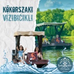 Vízibiciklizés kőkorszaki módra a debreceni Kerekerdő Élményparkban Vízibiciklizés kőkorszaki módra a debreceni Kerekerdő Élményparkban