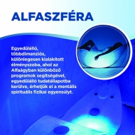 Alfa állapot közeli élmény egyedülálló, többdimenziós, különlegesen kialakított élményszobánkban Alfa állapot közeli élmény egyedülálló, többdimenziós, különlegesen kialakított élményszobánkban