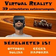 Virtuális vezetés VR szemüveggel, virtual reality vezetés autóverseny szimulátorral Virtuális vezetés VR szemüveggel, virtual reality vezetés autóverseny szimulátorral
