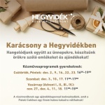 Hegyvidéki Karácsony 2022. Hangolódjunk együtt az ünnepekre a Hegyvidéki Bevásárlóközpontban! Hegyvidéki Karácsony 2022. Hangolódjunk együtt az ünnepekre a Hegyvidéki Bevásárlóközpontban!