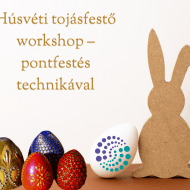 Húsvéti tojásfestő workshop 2025. Készíts egyedi húsvéti tojásokat pontfestéssel!