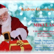 Balatonmáriafürdő gyerekprogramok 2019. Érkezik a Mikulás a Vár udvarba Balatonmáriafürdő gyerekprogramok 2019. Érkezik a Mikulás a Vár udvarba