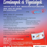 Szent Anna Napi Lovasnapok és Vigasságok Kapuvár 2019 Szent Anna Napi Lovasnapok és Vigasságok Kapuvár 2019