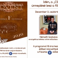 Online előadás Zánkán, Németh Szabolcs evangélikus lelkész előadása az Adventről Online előadás Zánkán, Németh Szabolcs evangélikus lelkész előadása az Adventről