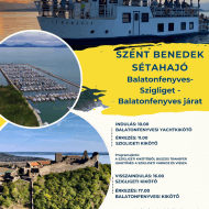 Szigligeti kirándulás Balatonfenyvesről a Szent Benedek sétahajóval Szigligeti kirándulás Balatonfenyvesről a Szent Benedek sétahajóval