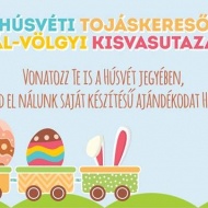 Vál-völgyi húsvét 2019. Húsvétváró programok a Vál-völgyi kisvasútnál Vál-völgyi húsvét 2019. Húsvétváró programok a Vál-völgyi kisvasútnál