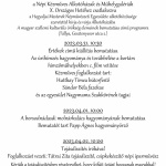 Hegyaljai Mesterek Népművészeti Egyesülete programok 2023 Tállya Hegyaljai Mesterek Népművészeti Egyesülete programok 2023 Tállya