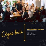 Céges buli Győrben négycsillagos wellness szállodánkban és éttermünkben Céges buli Győrben négycsillagos wellness szállodánkban és éttermünkben