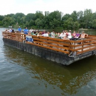 Rendezvényhajó a Tisza-tavon, hajó bérlés 60 főre kisebb rendezvényekre, esküvőkre
