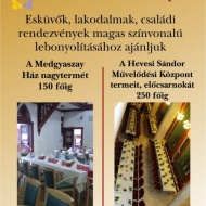 Terembérlés Nagykanizsán akár 250 főig Terembérlés Nagykanizsán akár 250 főig