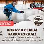 Békéscsabai jégkorong oktatás, korizz a Csabai Farkasokkal! Békéscsabai jégkorong oktatás, korizz a Csabai Farkasokkal!