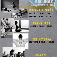 Felsőtárkányi sportfoglalkozások, gerinctorna, intervall edzés és pilates hétről hétre a faluházban Felsőtárkányi sportfoglalkozások, gerinctorna, intervall edzés és pilates hétről hétre a faluházban