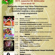 Augusztus 20. Békéscsaba 2019. Államalapító Szent István Ünnepe Augusztus 20. Békéscsaba 2019. Államalapító Szent István Ünnepe