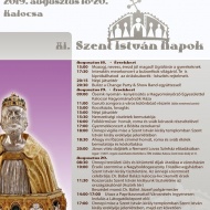 Augusztus 20 programok Kalocsa 2019 Augusztus 20 programok Kalocsa 2019