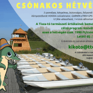 Tisza-tó csónaktúra Poroszló, Csónakos hétvége az Ökocentrumban Tisza-tó csónaktúra Poroszló, Csónakos hétvége az Ökocentrumban