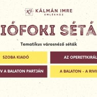 Siófoki séták 2022. Tematikus városnéző séták Siófokon Siófoki séták 2022. Tematikus városnéző séták Siófokon
