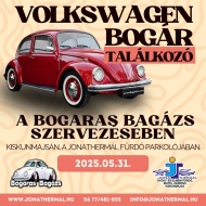 Volkswagen bogár Találkozó Kiskunmajsán, akár szállással is a Jonathermálban