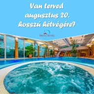 2024. augusztus 20. Harkány, ünnepi wellness üdülés változatos programokkal a Dráva Hotelben