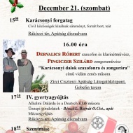 Adventi gyertyagyújtás Zircen 2019 Adventi gyertyagyújtás Zircen 2019