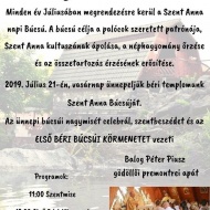 Anna-napi búcsú a Nógrád megyei Béren Anna-napi búcsú a Nógrád megyei Béren
