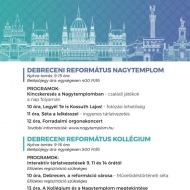 Emlékhelyek Napja Debreceni Református Kollégium és Nagytemplom 2019 Emlékhelyek Napja Debreceni Református Kollégium és Nagytemplom 2019