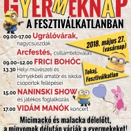 Gyermeknap Tokaj 2018. Gyereknap a Fesztiválkatlanban Gyermeknap Tokaj 2018. Gyereknap a Fesztiválkatlanban