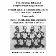 Városi Ünnepség Móron, megemlékezés az Aradi Vértanúkról Városi Ünnepség Móron, megemlékezés az Aradi Vértanúkról