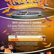 Halloween program gyerekeknek 2019. Siófokról és Balatonfüredről indulnak interaktív programhajók Halloween program gyerekeknek 2019. Siófokról és Balatonfüredről indulnak interaktív programhajók