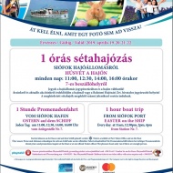 Siófok húsvéti program 2019. Ünnepi sétahajózás a BAHART szervezésében Siófok húsvéti program 2019. Ünnepi sétahajózás a BAHART szervezésében
