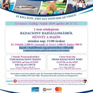 Húsvéti program Badacsony 2019. Sétahajózás a Balatonon Húsvéti program Badacsony 2019. Sétahajózás a Balatonon