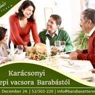 Debreceni karácsonyi menüajánlat 2019. Ünnepi menü elvitelre a Barabás Étteremből Debreceni karácsonyi menüajánlat 2019. Ünnepi menü elvitelre a Barabás Étteremből