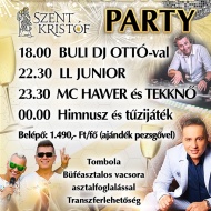Zamárdi buli 2019. Fergeteges szilveszteri buli LL Juniorral a Szent Kristóf Rendezvénypavilonban Zamárdi buli 2019. Fergeteges szilveszteri buli LL Juniorral a Szent Kristóf Rendezvénypavilonban