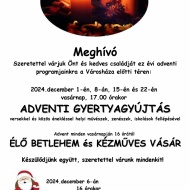 Advent Lajosmizse 2023. Adventi gyertyagyújtások a Városháza téren Advent Lajosmizse 2023. Adventi gyertyagyújtások a Városháza téren