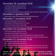 Advent az Egri Érseki Palotában 2023 Advent az Egri Érseki Palotában 2023