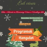 Adventi Forgatag Érd 2021. Adventi és karácsonyi vásár Adventi Forgatag Érd 2021. Adventi és karácsonyi vásár