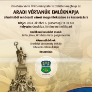 Aradi Vértanúk Emléknapja Orosháza 2023 Aradi Vértanúk Emléknapja Orosháza 2023