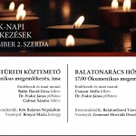 Halottak Napja 2021 Halottak napi megemlékezések Balatonfüreden Halottak Napja 2021 Halottak napi megemlékezések Balatonfüreden