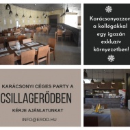 Karácsonyi céges party a komáromi Csillagerődben Karácsonyi céges party a komáromi Csillagerődben