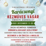 Karácsonyi kézműves vásár Tiszafüred 2021 Karácsonyi kézműves vásár Tiszafüred 2021