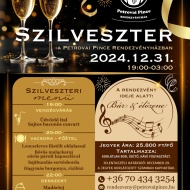 Monori Szilveszter 2023. Fergeteges szilveszteri mulatság hajnalig bárral és élőzenével Monori Szilveszter 2023. Fergeteges szilveszteri mulatság hajnalig bárral és élőzenével