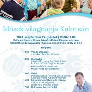 Idősek Világnapja Kalocsa 2023 Idősek Világnapja Kalocsa 2023