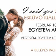 Esküvő Kiállítás Veszprém 2019. I said yes, ahol a stílusos esküvő kezdődik..... Esküvő Kiállítás Veszprém 2019. I said yes, ahol a stílusos esküvő kezdődik.....