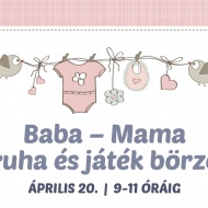 Börze Tordas 2023. Baba-mama ruha-és játékbörze Börze Tordas 2023. Baba-mama ruha-és játékbörze