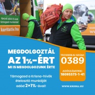 Ételt az Életért Közhasznú Alapítvány - Támogasd ételosztó munkánkat adód 1%-ával!