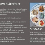 Vásárolj múzeumpedagógiai bérletet és nyerj osztálykirándulást! Vásárolj múzeumpedagógiai bérletet és nyerj osztálykirándulást!