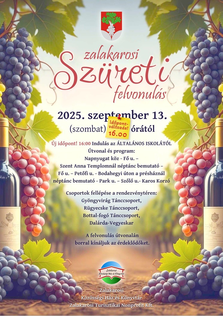 Zalakarosi programok 2025. Események, rendezvények, fesztiválok
