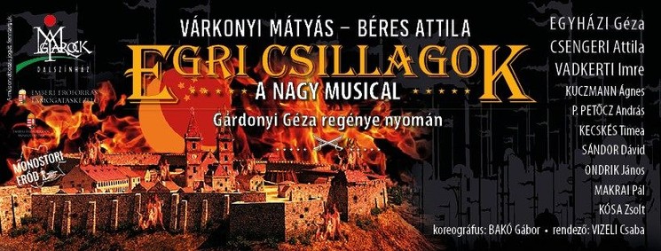Egri csillagok musical Komáromban a Monostori Erődben