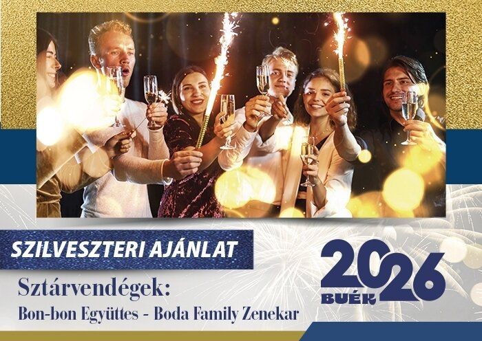 Szilveszteri wellness üdülés zenés gálavacsorával és sztárfellépőkkel a Tisza Balneum Hotelben, Bon-Bon együttes