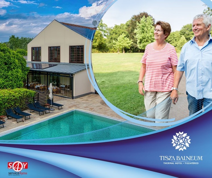 Senior wellness üdülés a Tisza-tónál, nyugdíjas pihenés 15% árkedvezménnyel a Balneum Hotelben